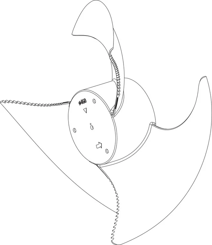 Junkers Ersatzteil TTNR: 8738206816 Propeller 2kW