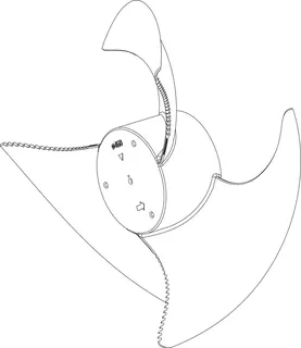 Junkers Ersatzteil TTNR: 8738206816 Propeller 2kW