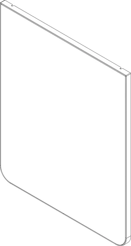 JU/BOSCH Ersatzteil TTNR: 87377064370 Blende Glas Speicher weiß