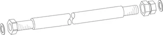 BOSCH Ersatzteil TTNR: 87186694430 Rohr Wellrohr G1