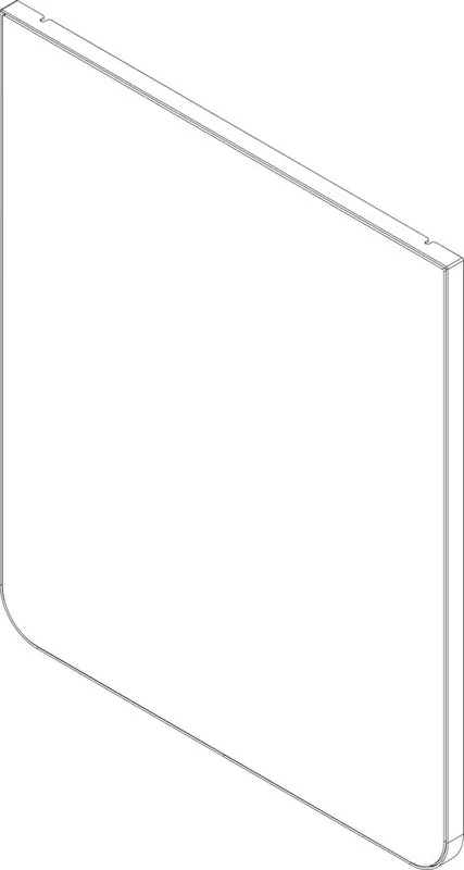 JU/BOSCH Ersatzteil TTNR: 87186683100 Blende Glas Speicher schwarz