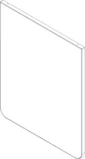 JU/BOSCH Ersatzteil TTNR: 87186683100 Blende Glas Speicher schwarz