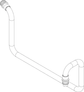 JU/BOSCH Ersatzteil TTNR: 87186676680 Rohr KW