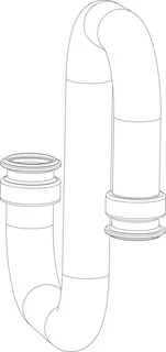 BOSCH Ersatzteil TTNR: 87186661180 Rohr 2 VL unten