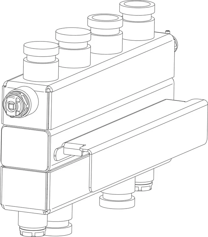 BOSCH Ersatzteil TTNR: 87186653200 Verteiler Weiche