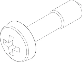 JU/BOSCH Ersatzteil TTNR: 87186618200 Schraube M5x15