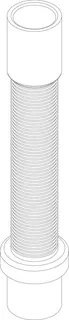 JU/BOSCH Ersatzteil TTNR: 87186418790 Schlauch l = 315 mm