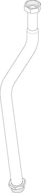 BOSCH Ersatzteil TTNR: 8735300127 Rohr DN32 35 x 1.5 Vorlauf
