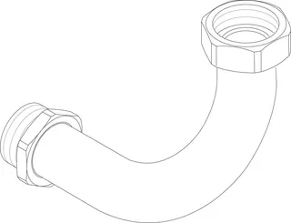 BOSCH Ersatzteil TTNR: 8735300126 Rohr DN40 42 x 1.5 Rücklauf