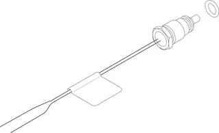 JU/BOSCH Ersatzteil TTNR: 8735300115 Temperaturfühler NTC 12K 30mm