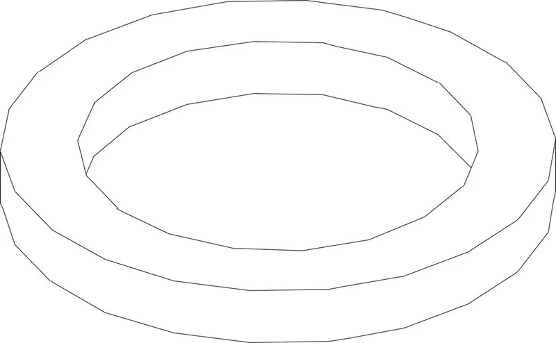JU/BOSCH Ersatzteil TTNR: 8738206074 Dichtung 18x13x2