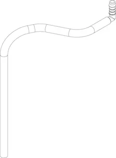 JU/BOSCH Ersatzteil TTNR: 8733703244 Schlauch 14x10 L=1500