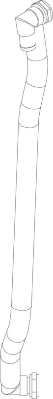 JU/BOSCH Ersatzteil TTNR: 8733703238 Schlauch G1" 810mm