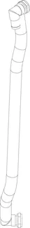 JU/BOSCH Ersatzteil TTNR: 8733703238 Schlauch G1" 810mm