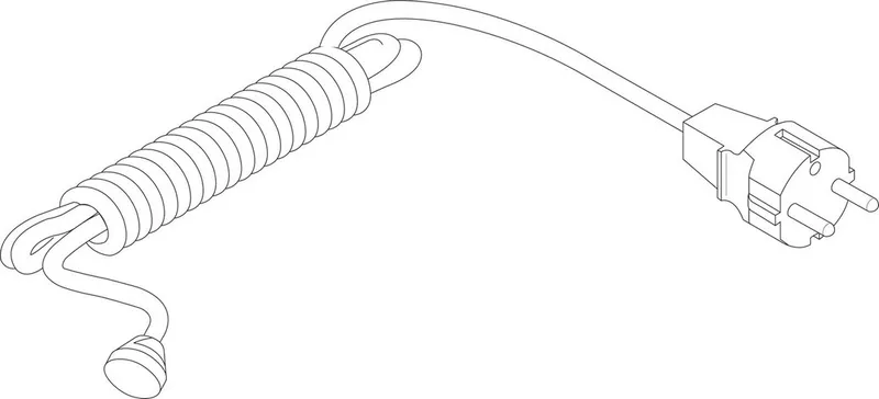 JU/BOSCH Ersatzteil TTNR: 87186661360 Netzkabel