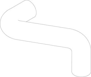 BOSCH Ersatzteil TTNR: 87185919610 Speicheranschluss-Rohr oben mit Iso.