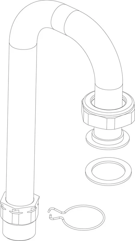 JU/BOSCH Ersatzteil TTNR: 87186455310 Rohr Pumpe