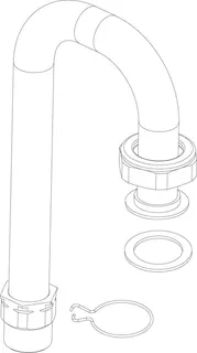 JU/BOSCH Ersatzteil TTNR: 87186455310 Rohr Pumpe