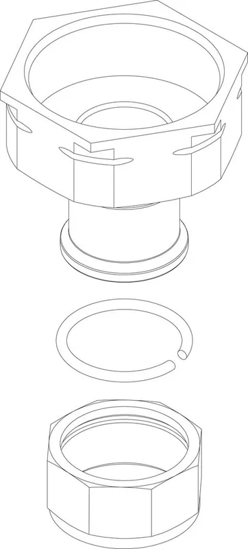 JU/BOSCH Ersatzteil TTNR: 87186454830 Adapter Set Pumpe