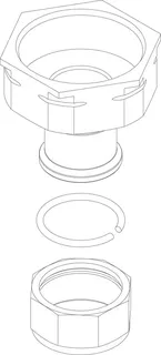 JU/BOSCH Ersatzteil TTNR: 87186454830 Adapter Set Pumpe