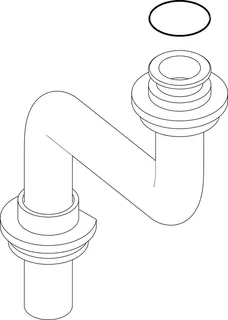 SIEGER Ersatzteil TTNR: 7736700099 Warmwasserrohr Sanitär