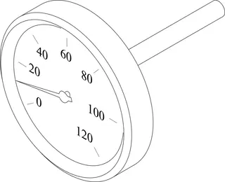 BOSCH Ersatzteil TTNR: 8738203232 Thermometer D180