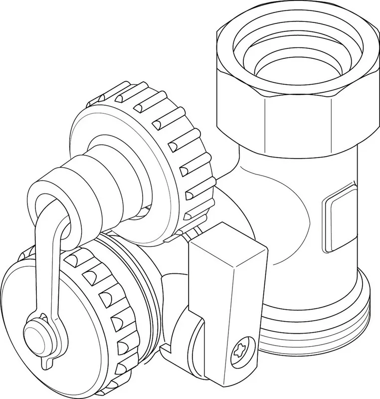 BOSCH Ersatzteil TTNR: 87185436280 FE-Hahn mit Gewinde everp