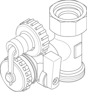 BOSCH Ersatzteil TTNR: 87185436280 FE-Hahn mit Gewinde everp