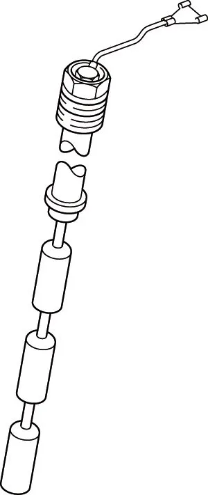 Buderus Ersatzteil Kettenanode 1 1/4"