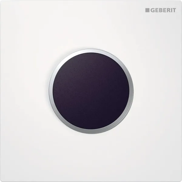 Geberit Abdeckplatte Sigma10 für Geberit UR-Strg weiß/mattchrom/mattchrom
