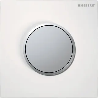Geberit BetPl. Sigma10 zu UR-Strg. mit pneumatischer Sp-Ausl. weiß/mattchrom