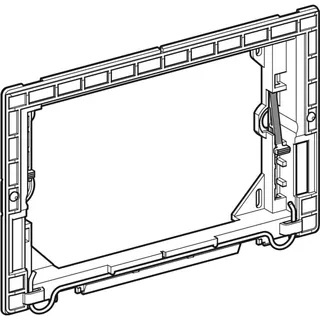 Geberit Befestigungsrahmen zu Geberit Betätigungsplatte Sigma80