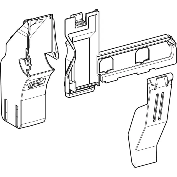 Geberit Auffangbecher mit Einwurfkanal zu BetPl. Sigma40