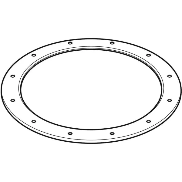 Geberit Befestigungsflansch zu Geberit Pluvia Dachwassereinlauf 25L/s