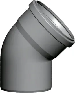 Wolf Abgasrohrbogen DN80 45Gr aus Polypropylen