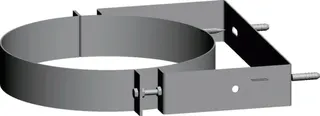 Wolf Wandhalterung DN125 verstellbar Edelstahl, f. Fassadensystem