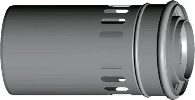 Wolf Luft-/Abgasrohr DN80/125 L:250mm für raumluftabhängigen Betrieb