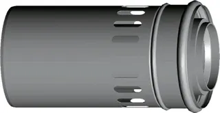 Wolf Luft-/Abgasrohr DN80/125 L:250mm für raumluftabhängigen Betrieb