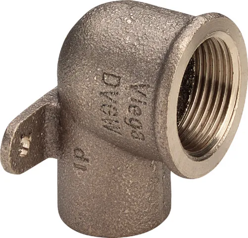 Viega Wandscheibe 94472G mit zwei Ösen in 15mm x Rp3/8 Rotguss