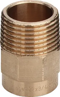 Viega Übergangsnippel 94243G in 42mm R2 Rotguss