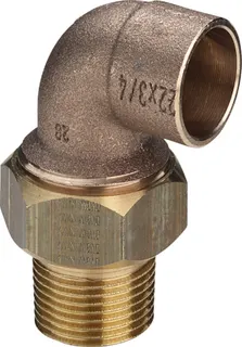 Winkelverschraubung Nr.4098g aus Rotguss