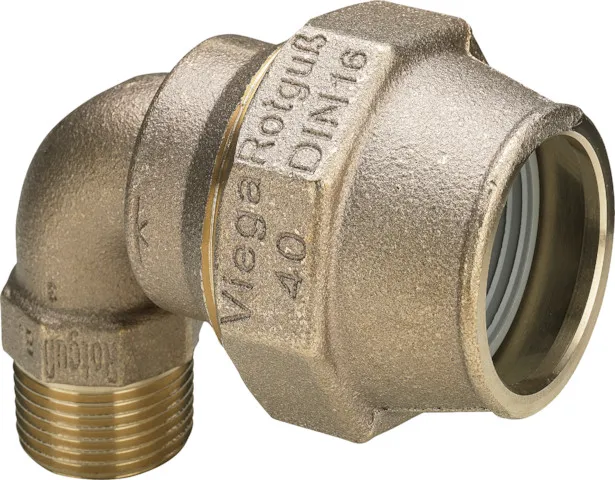 Viega Winkelverschraubung Maxiplex 9021 in 32mm x R3/4 Rotguss