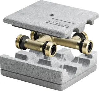 Viega Kreuzungs-T-Stück mit SC Raxofix 5349 in 20mm x 20mm x 20mm Messing