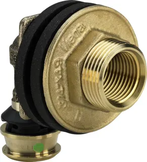Viega Wanddurchführung mit SC Raxofix 5332.11 in 16mmxRp1/2xG3/4x55mm Sibr
