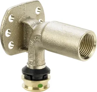 Viega Wandscheibe mit SC Raxofix 5325 in 16mm x Rp1/2x70mm Siliziumbronze