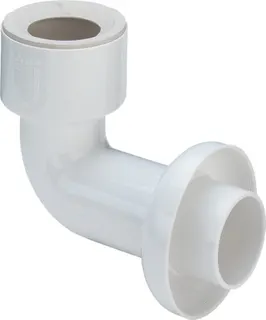 Viega Anschlussbogen 3228 in 50x50mm Kunststoff verchromt