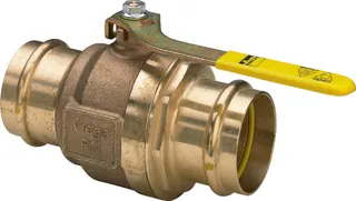 Viega Gaskugelhahn mit SC Profipress G 2670 in 22mm Rotguss