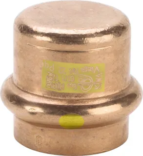 Viega Verschlusskappe m. SC Profipress G 2656 für Gas in 35mm Kupfer