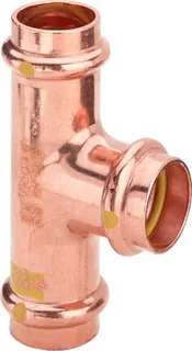 Viega T-Stück mit SC Profipress G 2618 für Gas in 22x15x15mm Kupfer