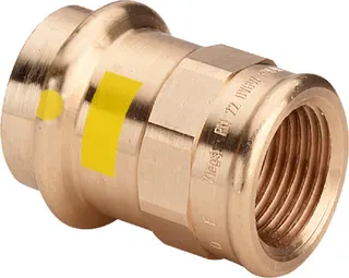 Viega Übergangsstück mit SC Profipress G 2612 für Gas in 12mm x Rp1/2IG Rotguss